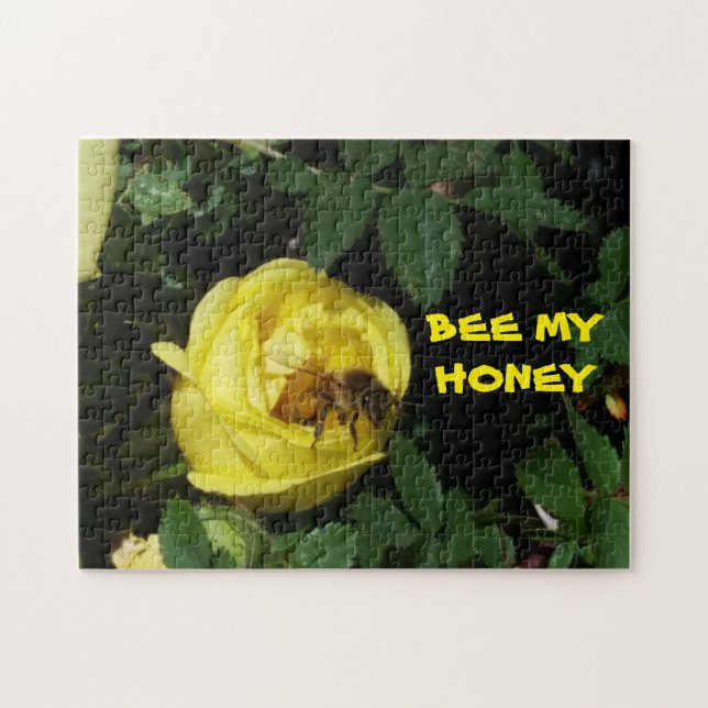 Bee My Honey-Valenpuzzle Pussel (Horisontell)