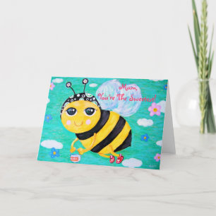 Bee My Honung Mors dag Card Kort
