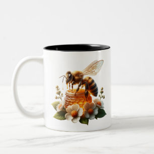 Bee My Honung Sweet Romantic Gift Två-Tonad Mugg