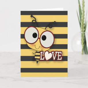 Bee My Kärlek Helgkort