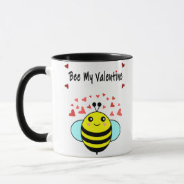 Bee My Valentine - Cute Bee Valentine Day Mugg
