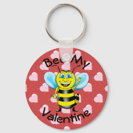 Bee My Valentine Keychain Nyckelring