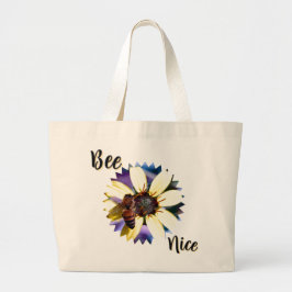 Bee Nice Large Tote Bag Jumbo Tygkasse
