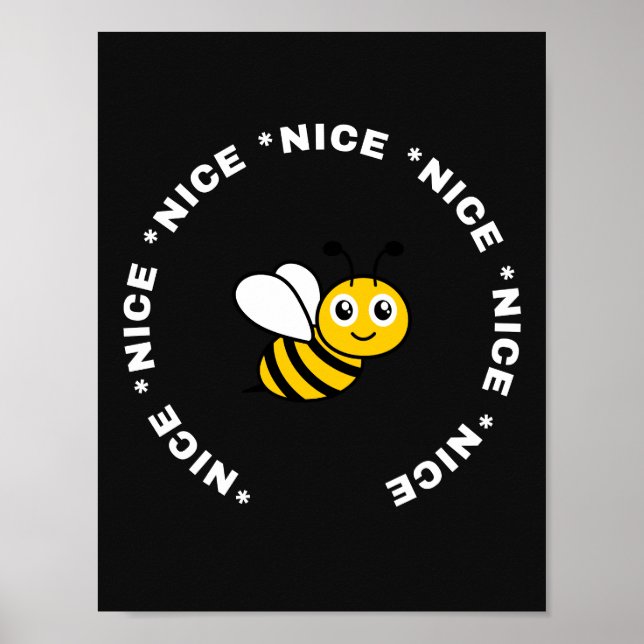 Bee Nice Poster (Framsidan)