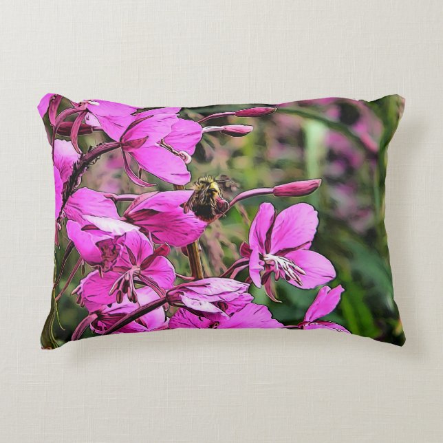 Bee Nice Prydnadskudde (Framsidan)