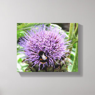 BEE OCH ARTICHOKE FLOWER CANVASTRYCK