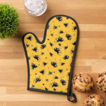 Bee Oven Mitt - Cute Bee Kitchen Glove for Baking