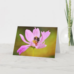 Bee på Blomsterskrivarkort - ordspråk 16:24 Kort