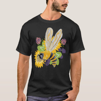 BEE PÅ EN SUNFLÖDE 39 T SHIRT