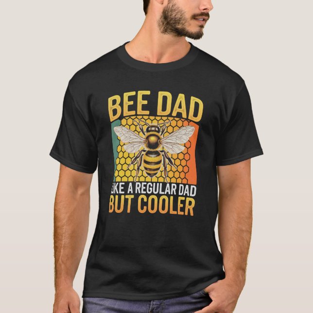 Bee Pappa som ett vanligt Pappa men kylare T Shirt (Framsida)