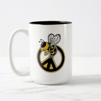 BEE PEACE  Två-Tonad MUGG