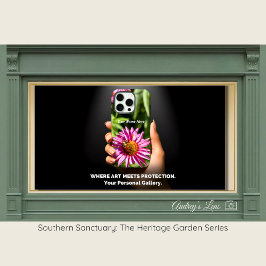 Bee & Pink Coneflower iPhone 16 Pro Case