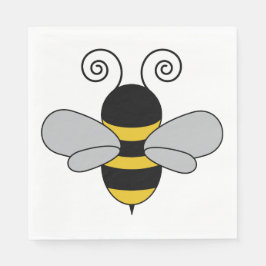 Bee Pop Art Cute Honeybee Pappersservett