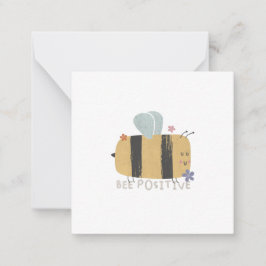 Bee Positive - Cute Bee Pun Note Anteckningskort