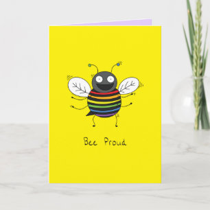 Bee Proud Gay pride HBT TQ Bee Kort