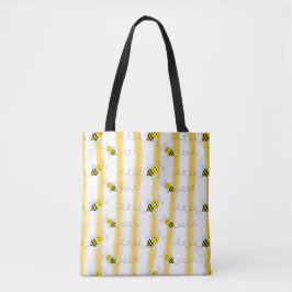 Bee Rand Tote Bag Tygkasse