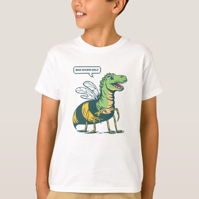 Bee-Rawr-Self T Shirt (Framsida)