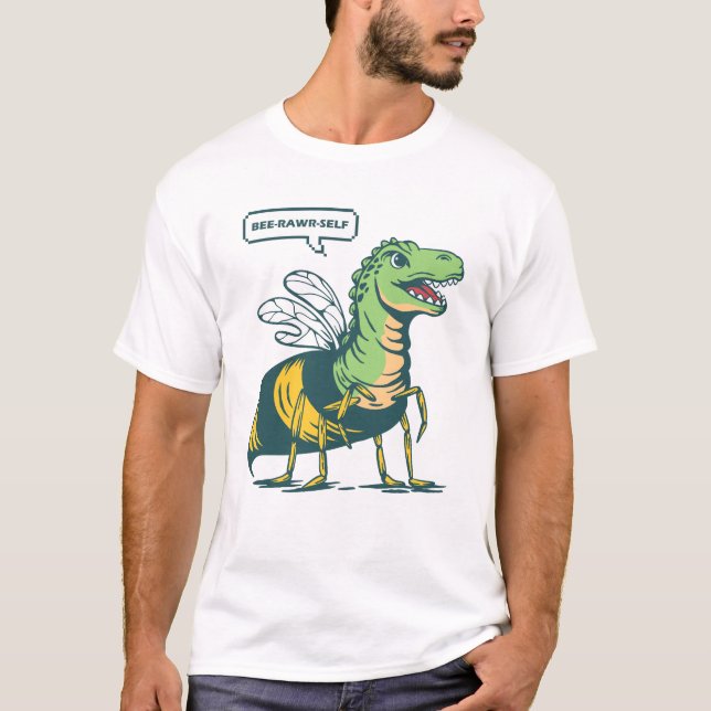 Bee-Rawr-Self T Shirt (Framsida)