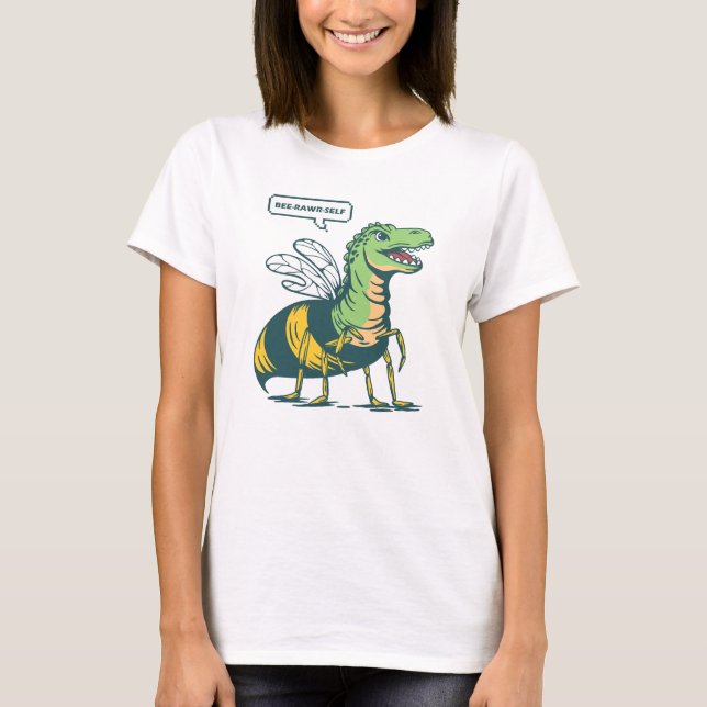 Bee-Rawr-Self T Shirt (Framsida)