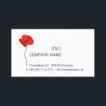 ♥ Bee *Red Poppy* 01 . Mini Calendar 2021 . Visitkort<br><div class="desc">♥ Bee *Red Poppy* Papaver rhoeas . 01 Mini Calendar 2021 . blommigt ・ Red ・ Mini Calendar 2021,  Pocket Calendar 2021 ・ Fält Poppy a symbol of sommar ・ Giveaway,  freebie,  marknadsföringsprodukt ・ A bra time and *Bee Lycklig*</div>