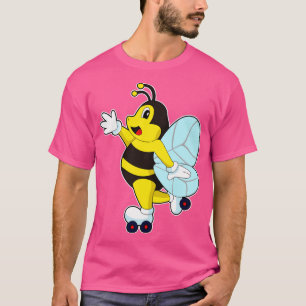 Bee Roller-skridskor Inline-skridskor T Shirt