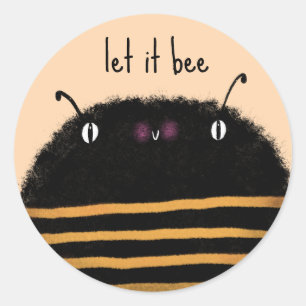Bee Runt Klistermärke