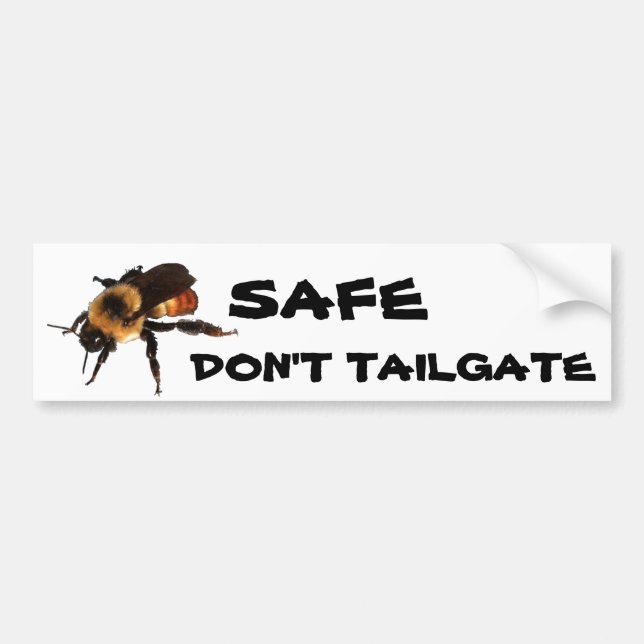 "Bee" Säker, Tailgate Bildekal (Framsidan)