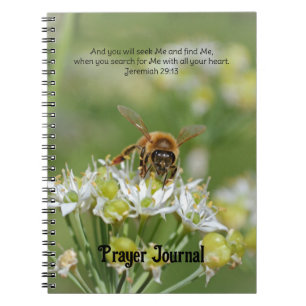 Bee Searching Faith Prayer Journal Anteckningsbok
