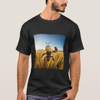 Bee Selfie Shirt - Roligt och Kreativ Naturdesign T