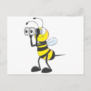 Bee-sökning Vykort