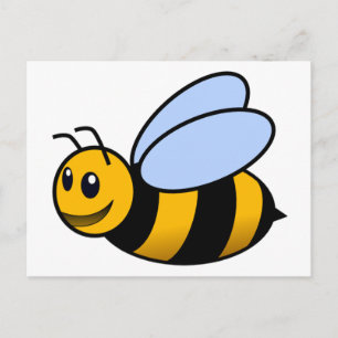 Bee - söt vykort