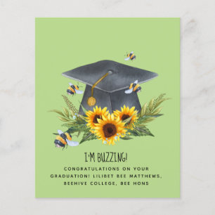 BEE Studenten Gift - Roligt Im Buzzing Personlig Flygblad