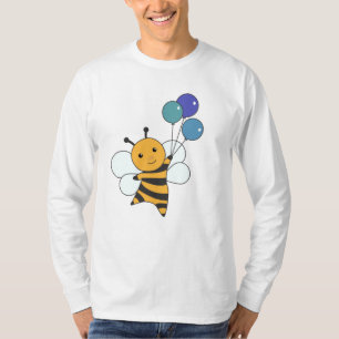 Bee Sumsi Balloons Funny Animals Honeybee T Shirt