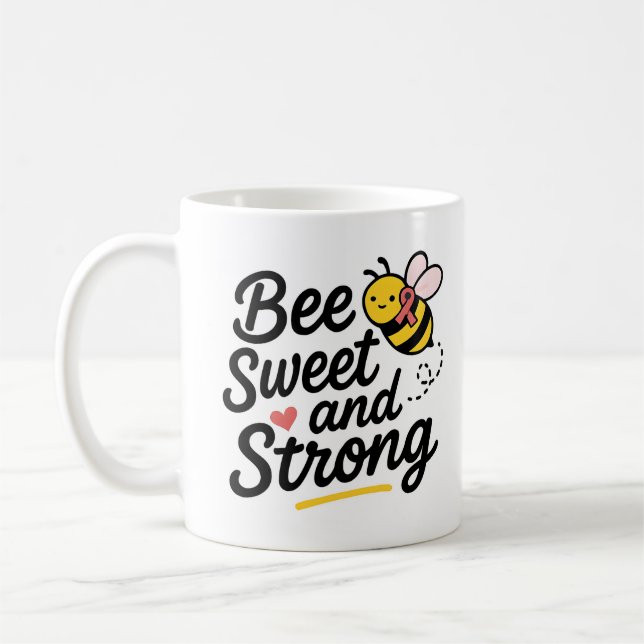 Bee Sweet and Strong Kaffemugg (Vänster)