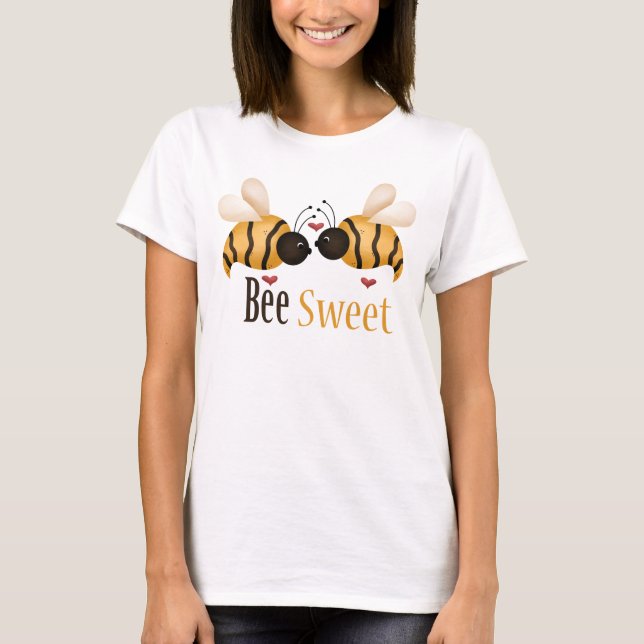 Bee Sweet Bella Flowy Circle Top Tee Shirt (Framsida)