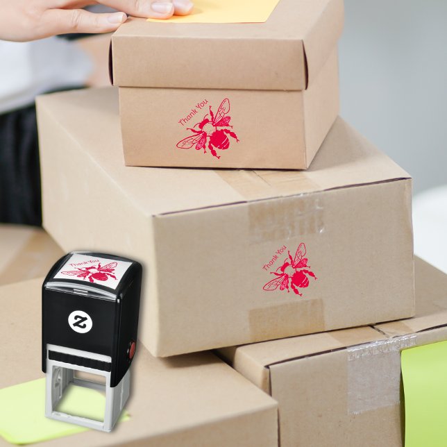 Bee Tack återanvändbar Bläck Frimärke Självfärgande Stämpel (Skapare uppladdad)