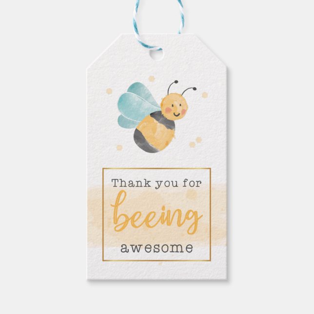 Bee Tack Gift Märkre Presentetikett (Framsidan)