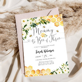Bee Theme Baby Shower Invitation Inbjudningar