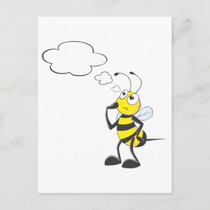 Bee Thinking Vykort