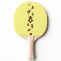 Bee-Thned Gult Ping Pong Paddle