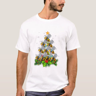 Bee Träd julklapp Bee jul Älskare T Shirt