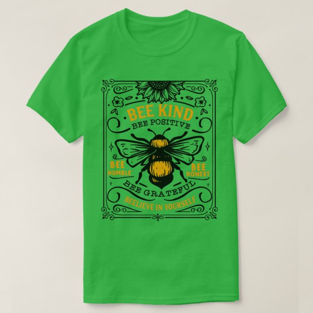 BEE TYP BLIR POSITIV T SHIRT (Design framsida)