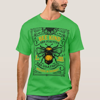 BEE TYP BLIR POSITIV T SHIRT