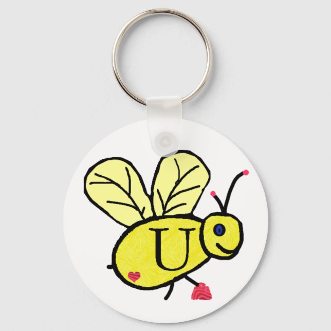 BEE U Key chain Nyckelring (Framsida)