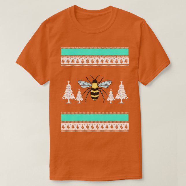 Bee Ugly jul T Shirt (Design framsida)