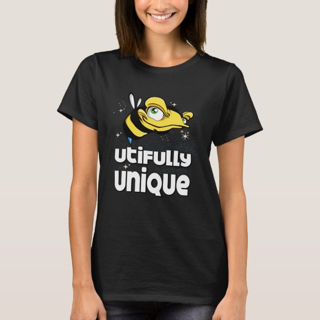 Bee utifully unique  Beekeeper Bee T Shirt (Framsida)