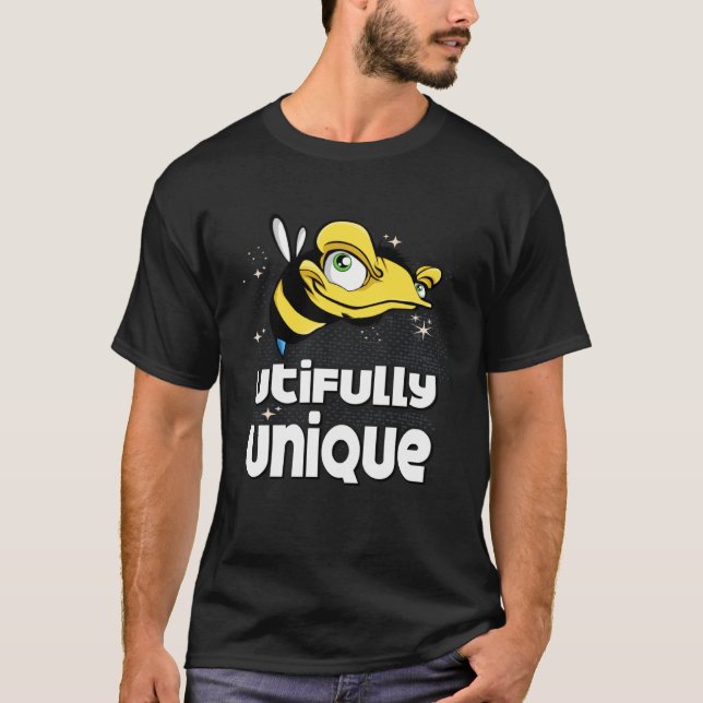 Bee utifully unique  Beekeeper Bee T Shirt (Framsida)