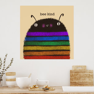 Bee-vänlig Poster
