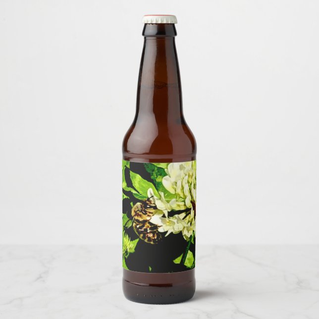 Bee Vatten-etikett Ölflaska Etikett (Framsida)