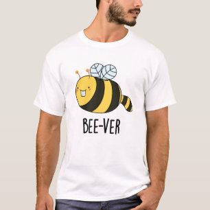 Bee-ver Funny Animal Beaver Bee Pun T Shirt